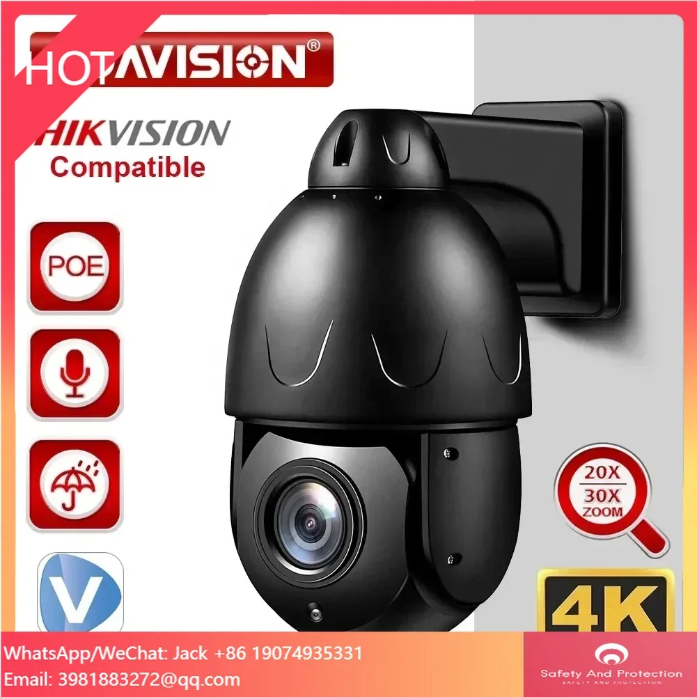 Ptz Camera 30X Zoom Poe - BOAVISION 4K Camera PTZ Dome 8MP