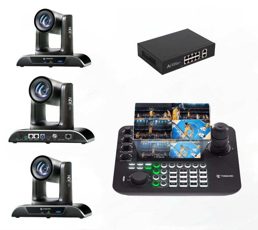 Ptz Camera 30X Zoom Poe - USD2006 Free Ship Full Kit=3pcs 30X