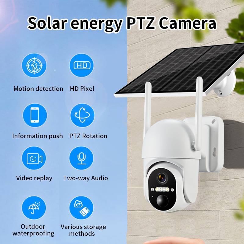 Security Camera System Solar 4G - 4MP Ubox APP Solar Power Wireless