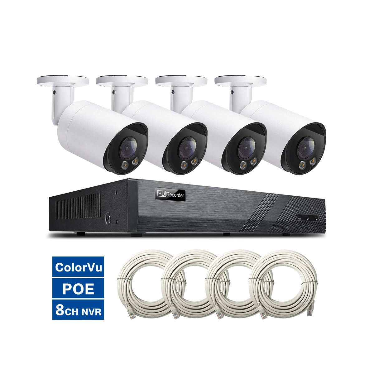 Nvr Kit 4 Camera 5Mp Poe - Cctv 8ch Nvr Kit Poe Security