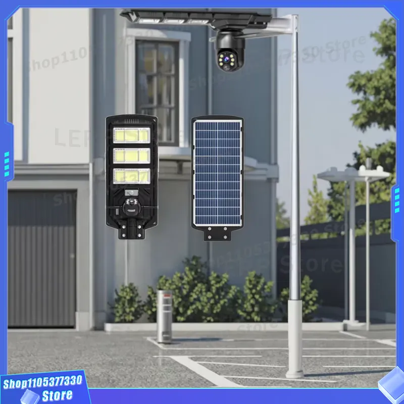 Security Camera System Solar 4G - Outdoor ABS Solar Street Light Waterproof
