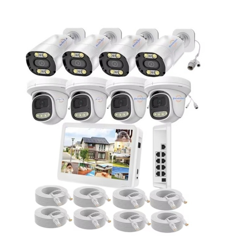 Nvr Kit 4 Camera 5Mp Poe - 5MP IP CCTV 4 Dome &