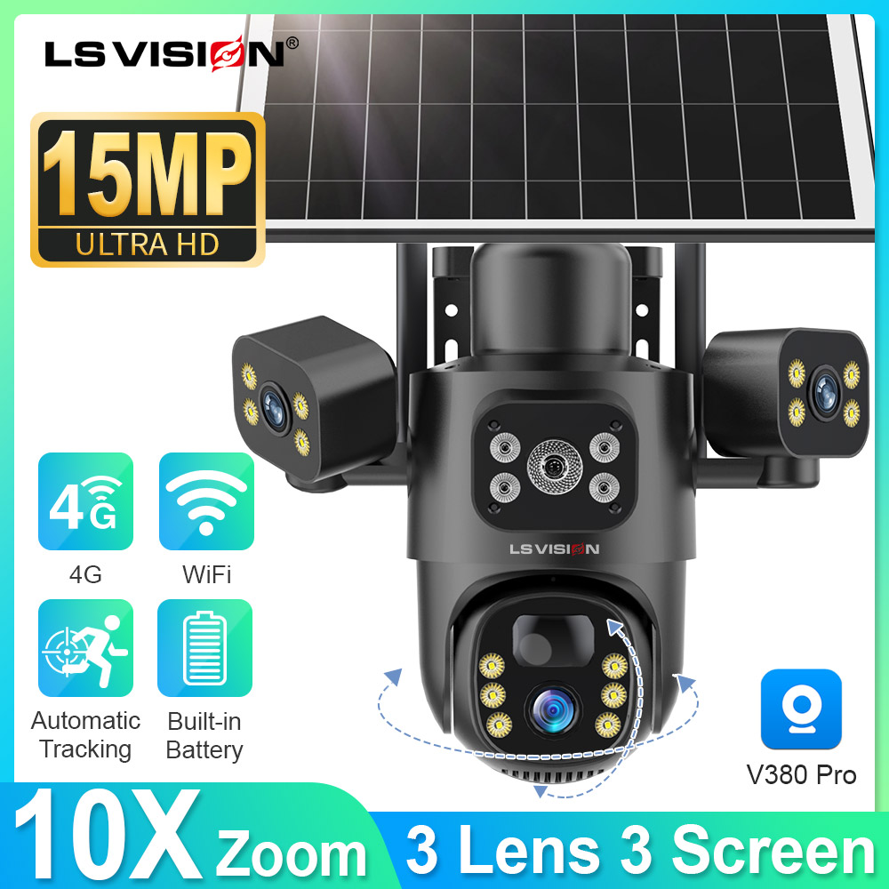 Security Camera System Solar 4G - LS VISION 4G / WiFi Solar