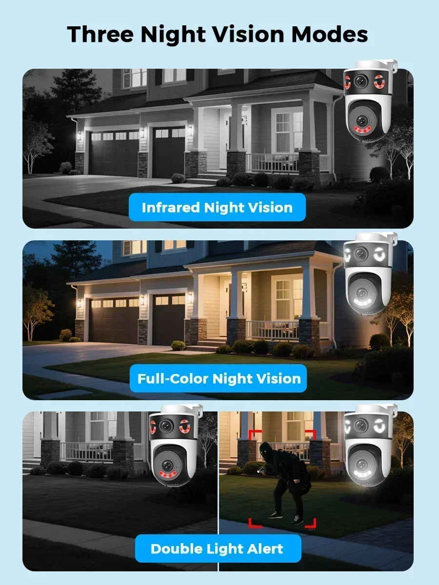 10MP Wifi Camera IP PTZ Outdoo - Cctv Camera System 8 Camera Wireless 评论和价格
