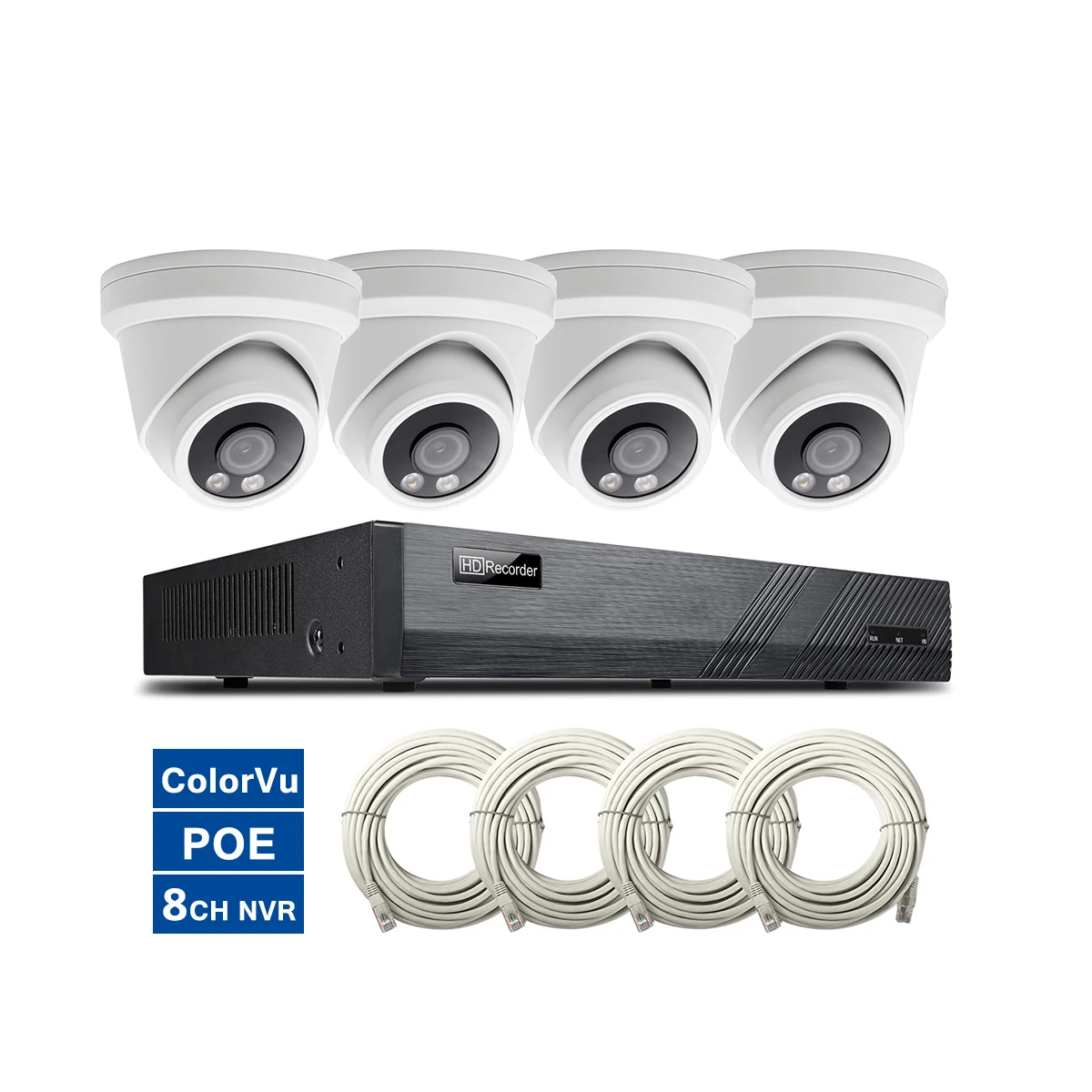 8 Ch hd Nvr Poe Kit Cctv 4 Ful - Nvr Kit 4 Camera 5Mp Poe 评论和价格