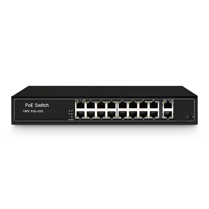 16 Port 802.3af PoE NVR Switch - Nvr Poe Switch 16 Port 评论和价格