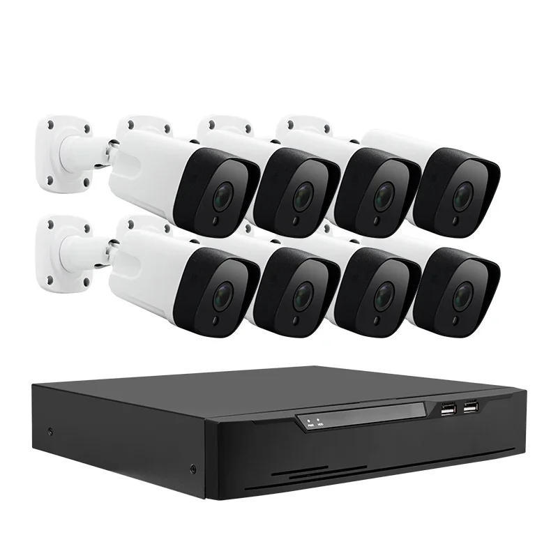 HD 1080p 4MP 5MP 8MP Security  - Nvr Kit 4 Camera 5Mp Poe 评论和价格