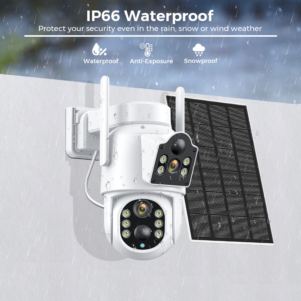4K 8MP Solar Camera Built-in B - Ip Camera 4K 8Mp Outdoor Ptz 评论和价格