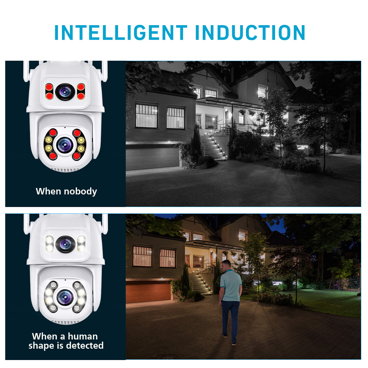 8MP 4K WIFI IP Camera PTZ Dual - Ip Camera 4K 8Mp Outdoor Ptz 评论和价格