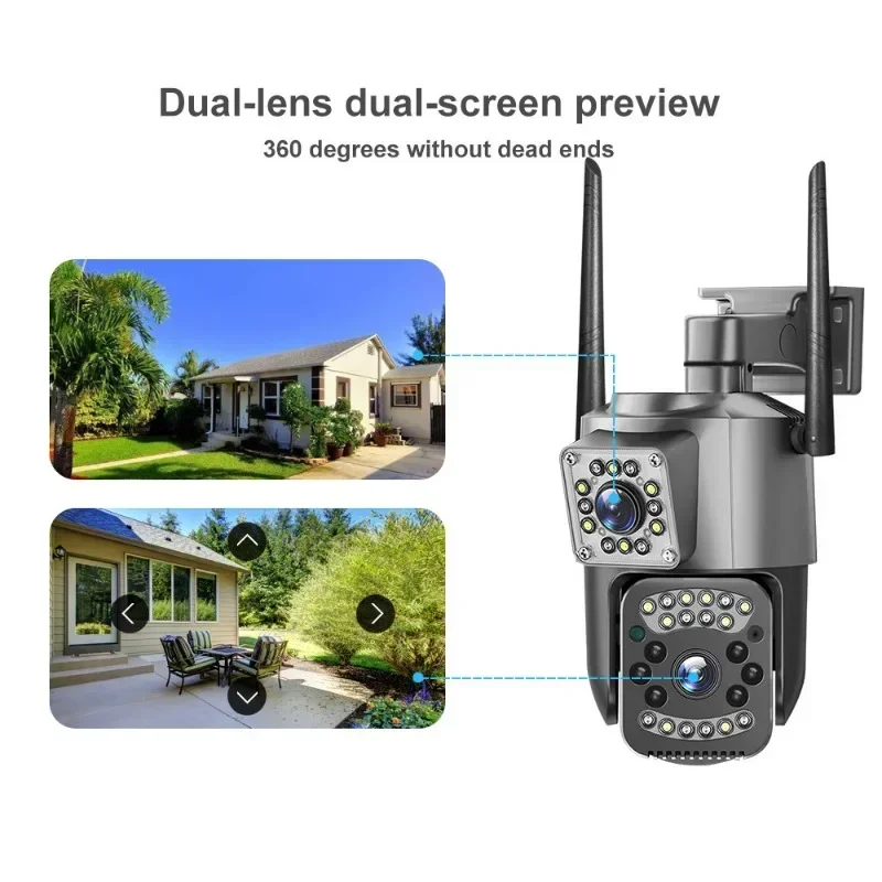 8MP WIFI IP Camera 4K PTZ Dual - Ip Camera 4K 8Mp Outdoor Ptz 评论和价格