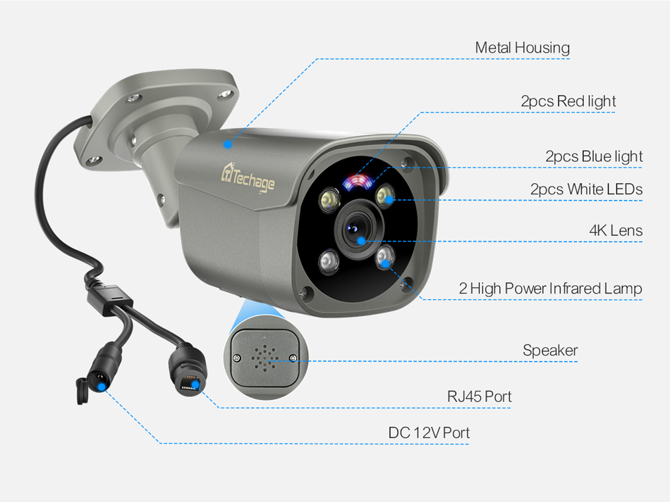 Top 4K Security Cameras System - Nvr 16 Channel 4K H265 评论和价格