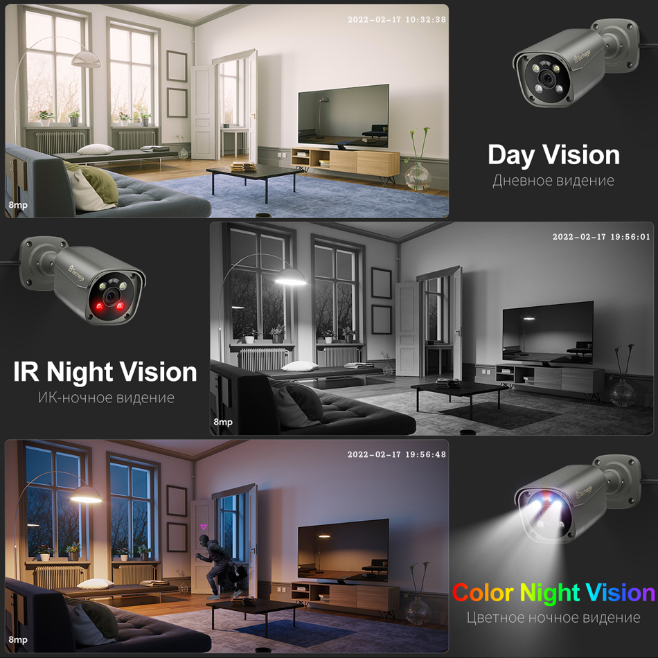 Top 4K Security Cameras System - Nvr 16 Channel 4K H265 评论和价格