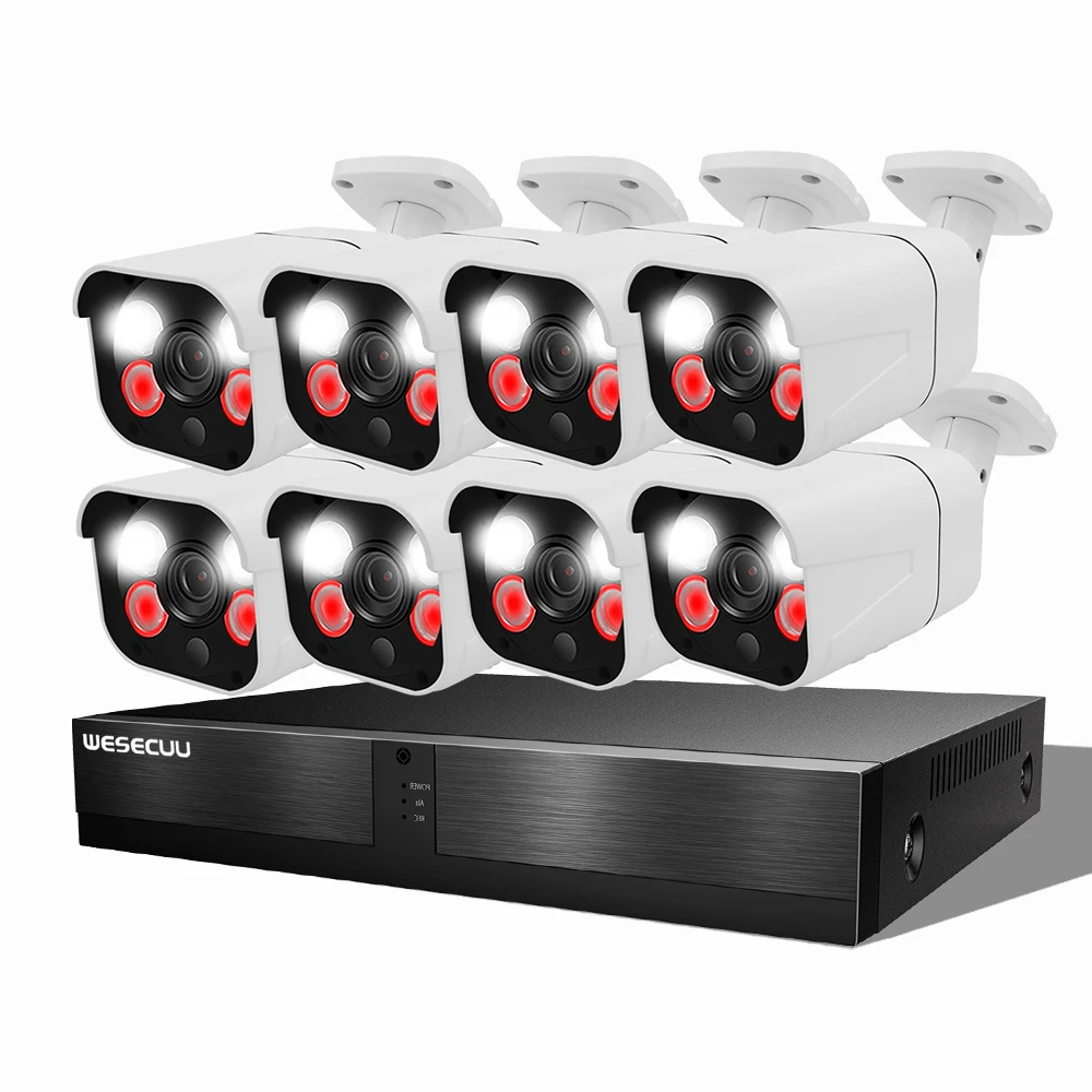 Manufacturer 5mp 4k 8mp 4 8 16 - Nvr Kit 4 Camera 5Mp Poe 评论和价格