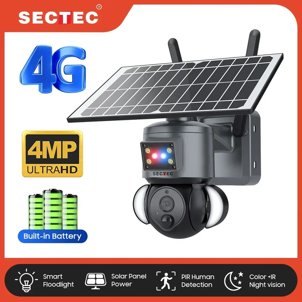 2023 Trend Hot Sale Home Outdo - Security Camera System Solar 4G 评论和价格