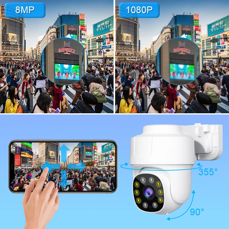 IP66 4K 8MP Security Camera Sy - Poe Security Camera 8Mp 4K 评论和价格