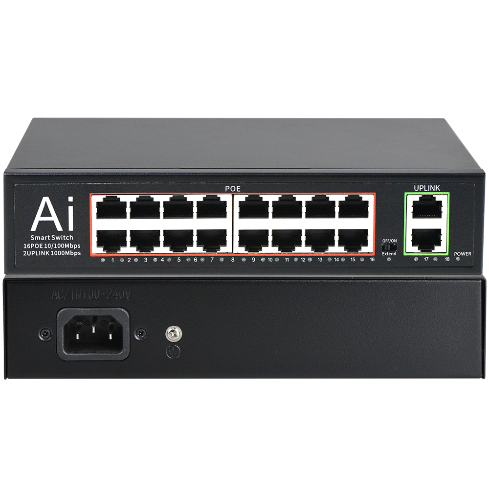 US 16 Port PoE+Switch w/2 Giga - Nvr Poe Switch 16 Port 评论和价格