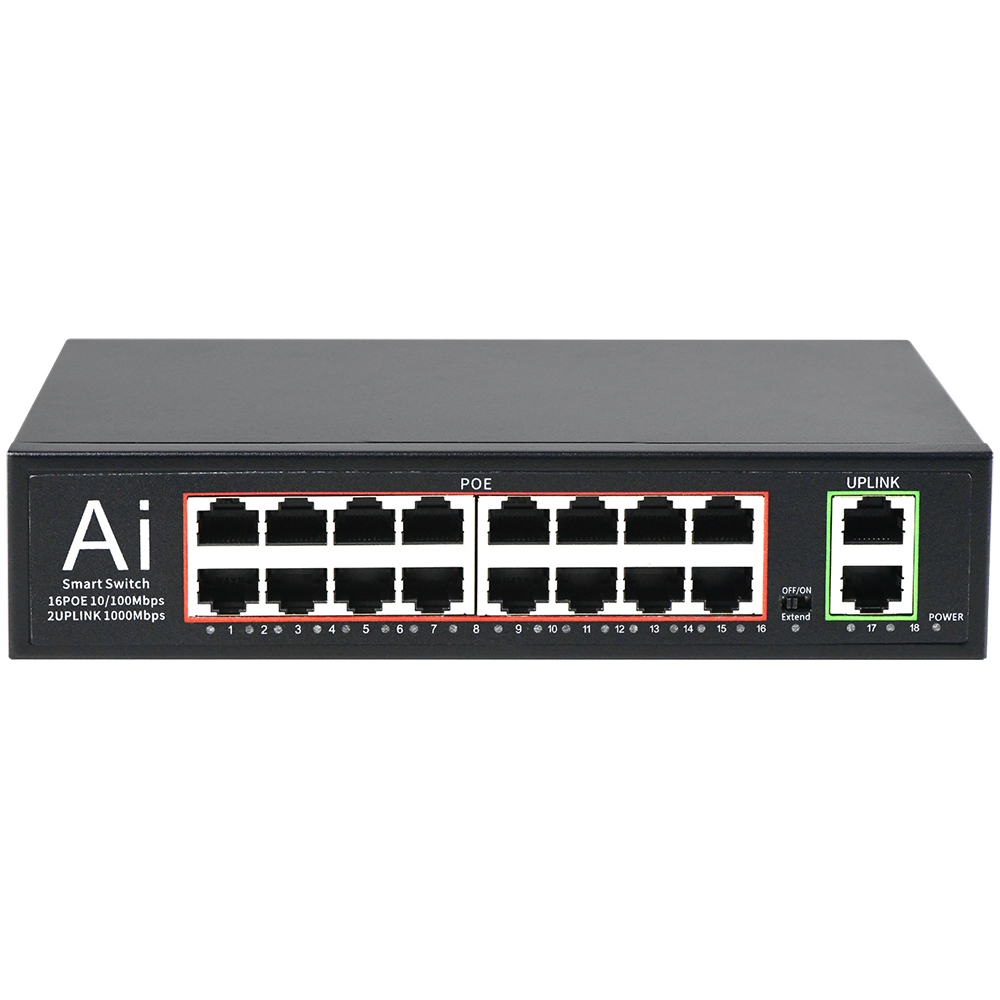 US 16 Port PoE+Switch w/2 Giga - Nvr Poe Switch 16 Port 评论和价格