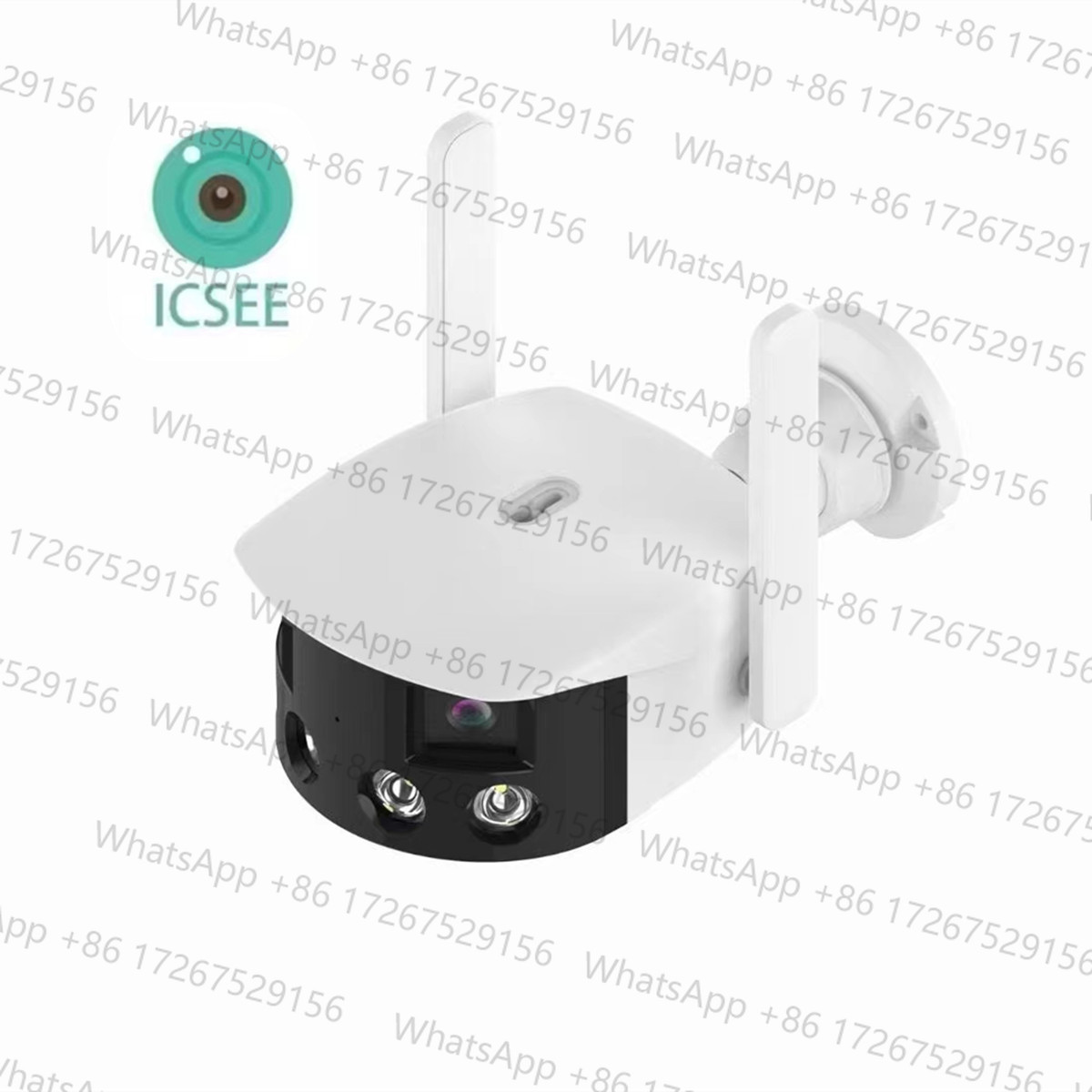 4MP 2K UHD  iCsee APP 180 Degr - Cctv Camera 180 Degree Panoramic 评论和价格