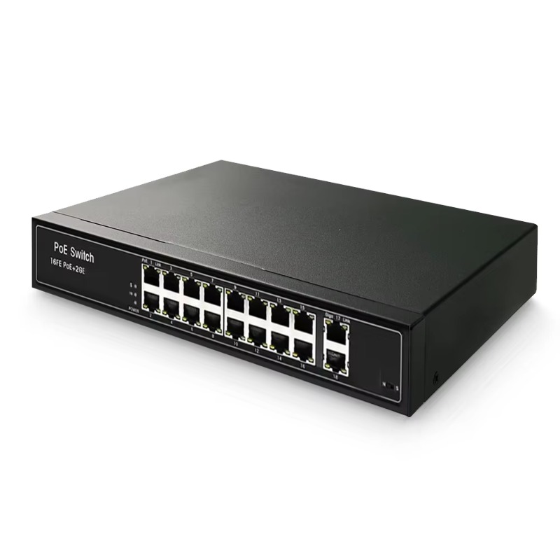 China Hotsale 2 Gigabit Uplink - Nvr Poe Switch 16 Port 评论和价格
