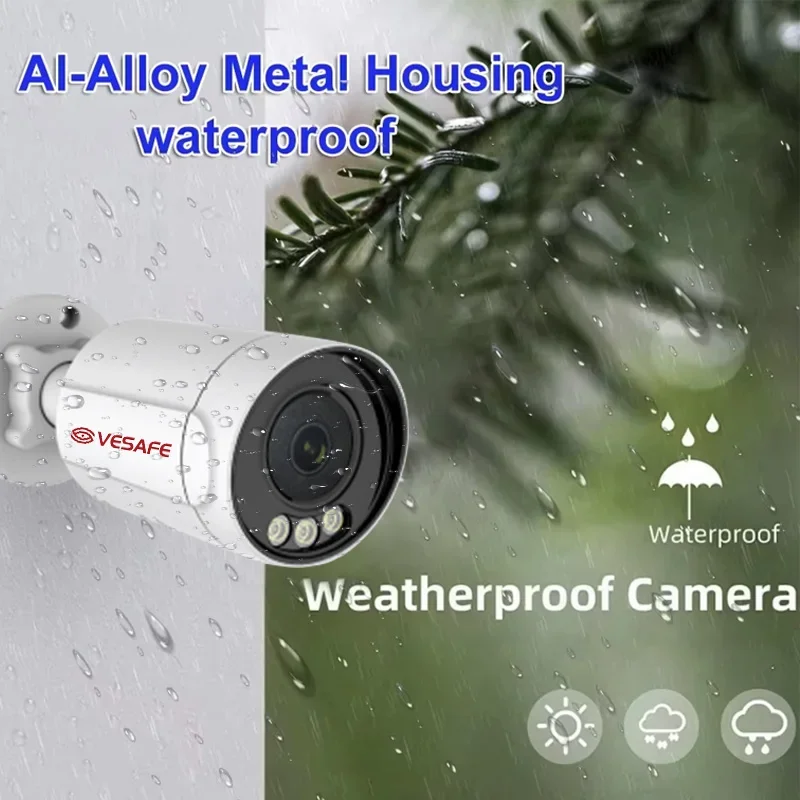 VESAFE Outdoor Surveillance Tu - Nvr Kit 4 Camera 5Mp Poe 评论和价格