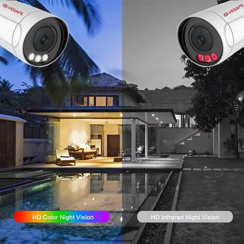 VESAFE Outdoor Surveillance Tu - Nvr Kit 4 Camera 5Mp Poe 评论和价格