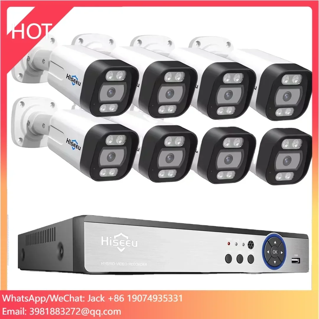 Hiseeu 4K 8channel 8mp Outdoor - Cctv Nvr System 8 Channel 4K Poe 评论和价格