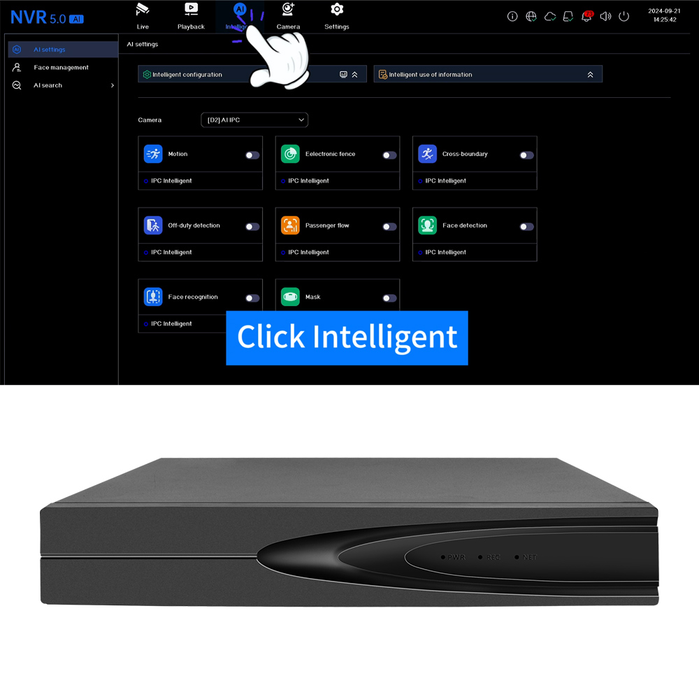 16 Channel 4K AI Face Recognit - Nvr 16 Channel 4K H265 评论和价格
