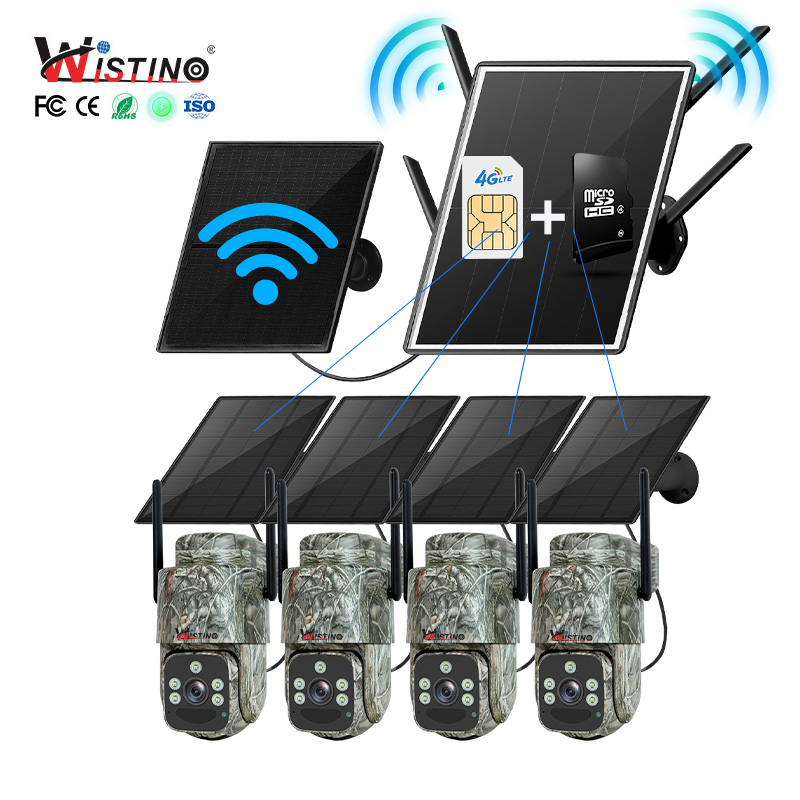 Wistino Outdoor 4MP Wireless S - Security Camera System Solar 4G 评论和价格