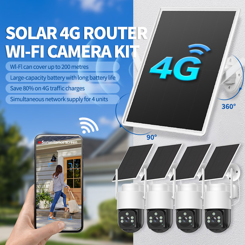 Wistino Outdoor 4MP Wireless S - Security Camera System Solar 4G 评论和价格