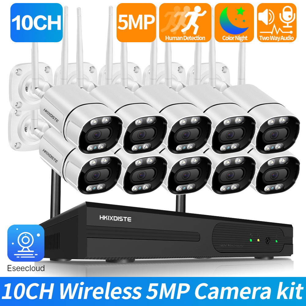 Plug and Play 8CH 10CH Audio 5 - Cctv Camera System 8 Camera Wireless 评论和价格