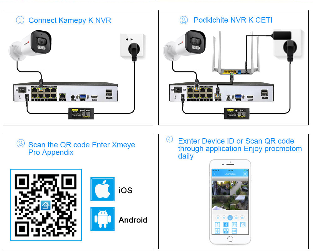 Hfws cctv camera security syst - Cctv Nvr System 8 Channel 4K Poe 评论和价格