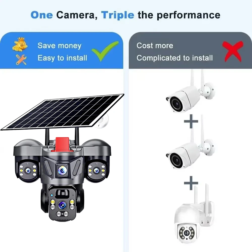 KERUI Outdoor PTZ 6MP 4G SIM W - Cctv Camera System 8 Camera Wireless 评论和价格