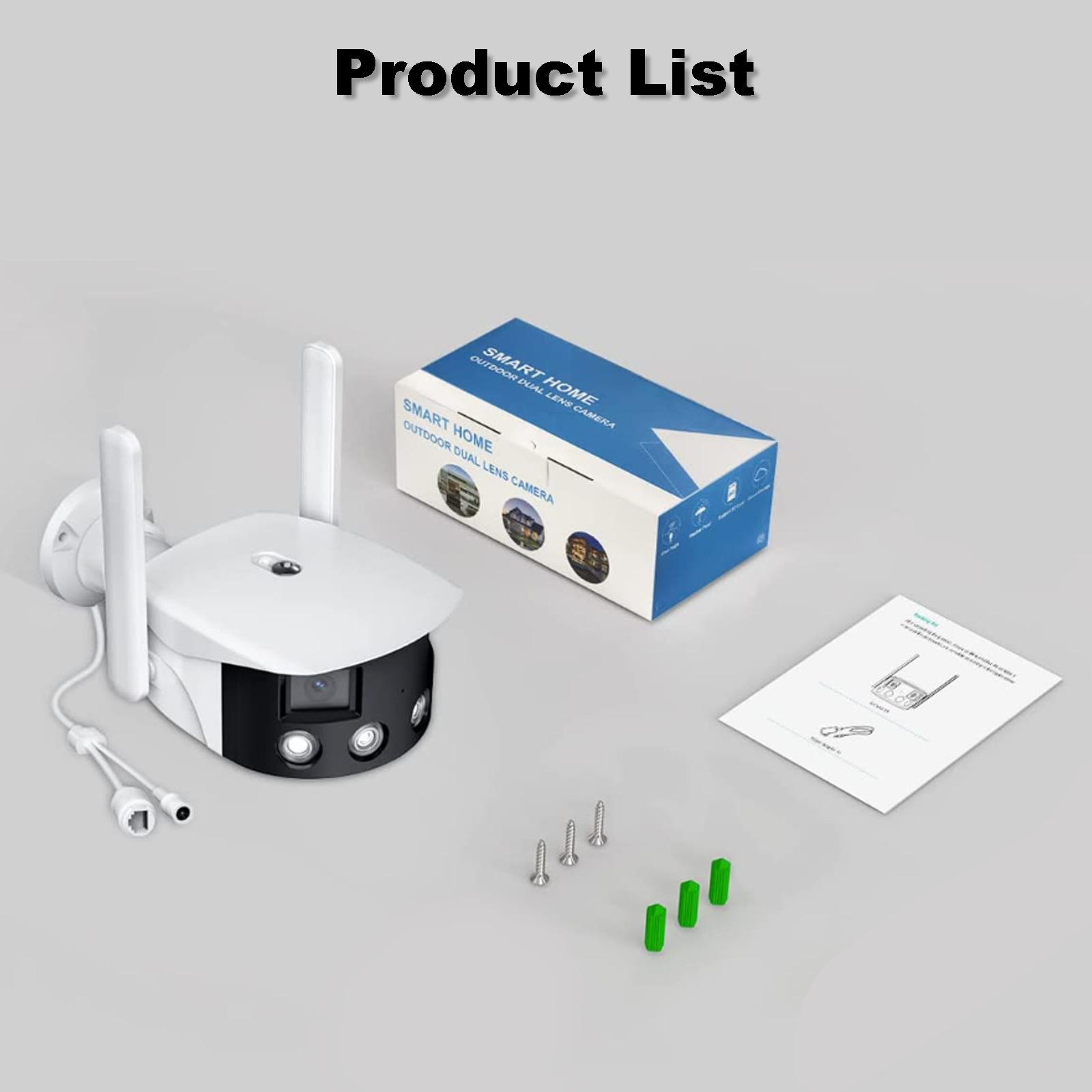 4K UHD iCsee APP 180Degree Wid - Cctv Camera 180 Degree Panoramic 评论和价格