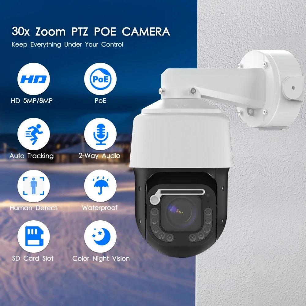 Videolink POE 8MP 30X Zoom Spe - Ptz Camera 30X Zoom Poe 评论和价格