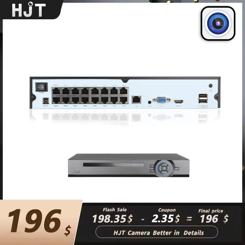 HJT 16ch 4K POE NVR H.265 Onvi - Nvr 16 Channel 4K H265 评论和价格