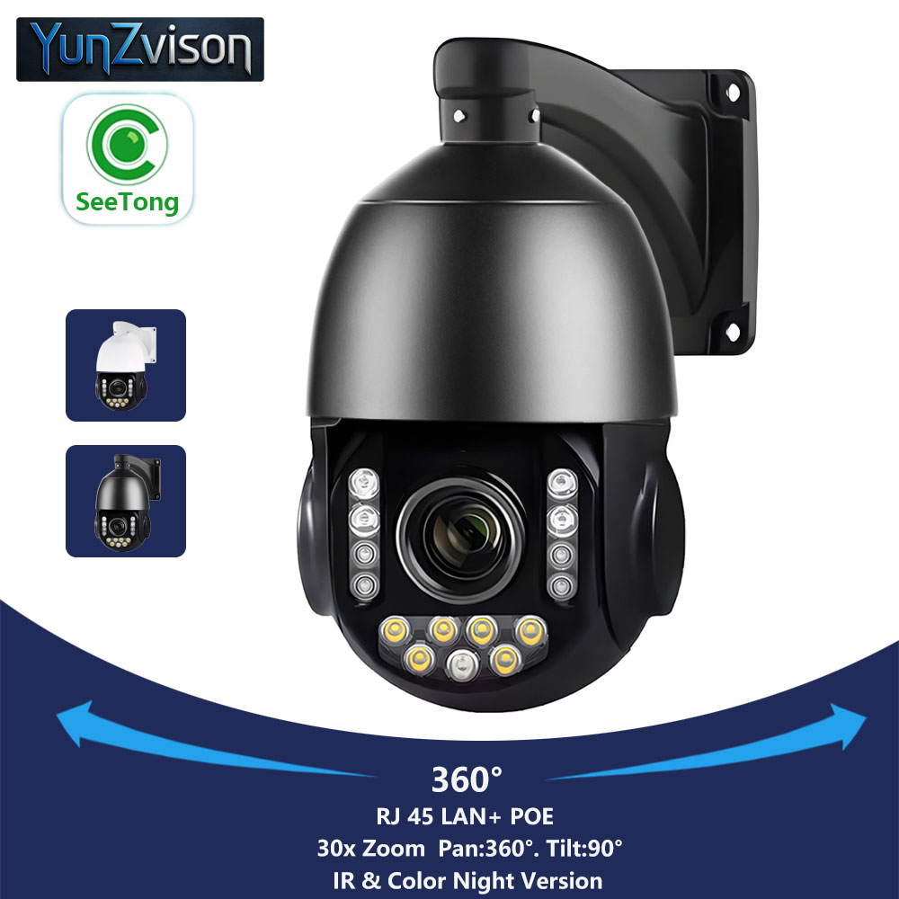 Seetong 4K 8MP 360° PTZ Speed  - Ptz Camera 30X Zoom Poe 评论和价格