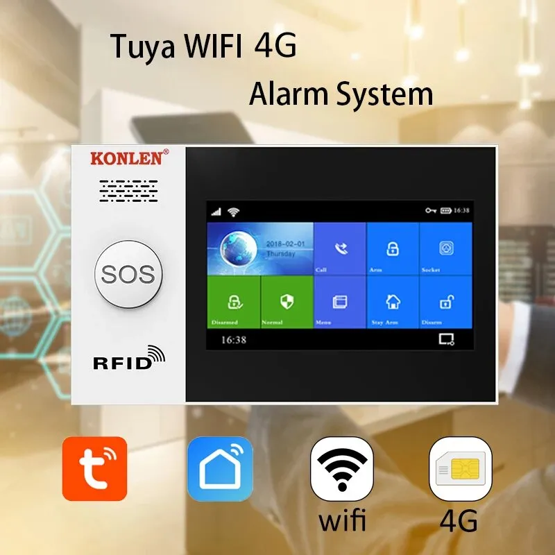 Tuya Smart Alarm System Securi - Security Camera System Solar 4G 评论和价格