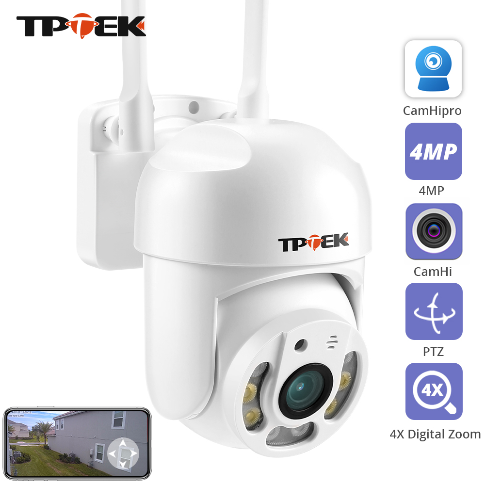 4MP PTZ WIFI IP Camera 1080P C - Cctv Camera System 8 Camera Wireless 评论和价格